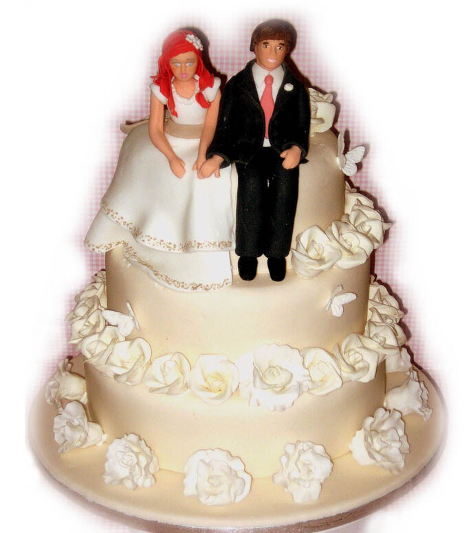 Un pastel de bodas especial