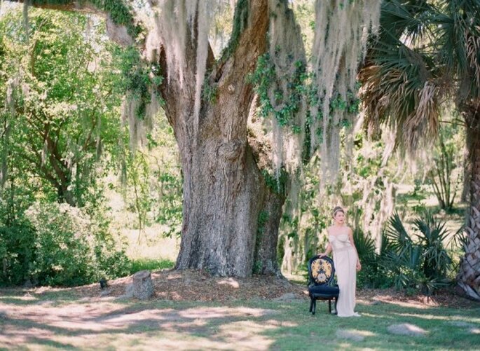 Inspiración para novia basada en el charlestón - Foto Lauren Jonas