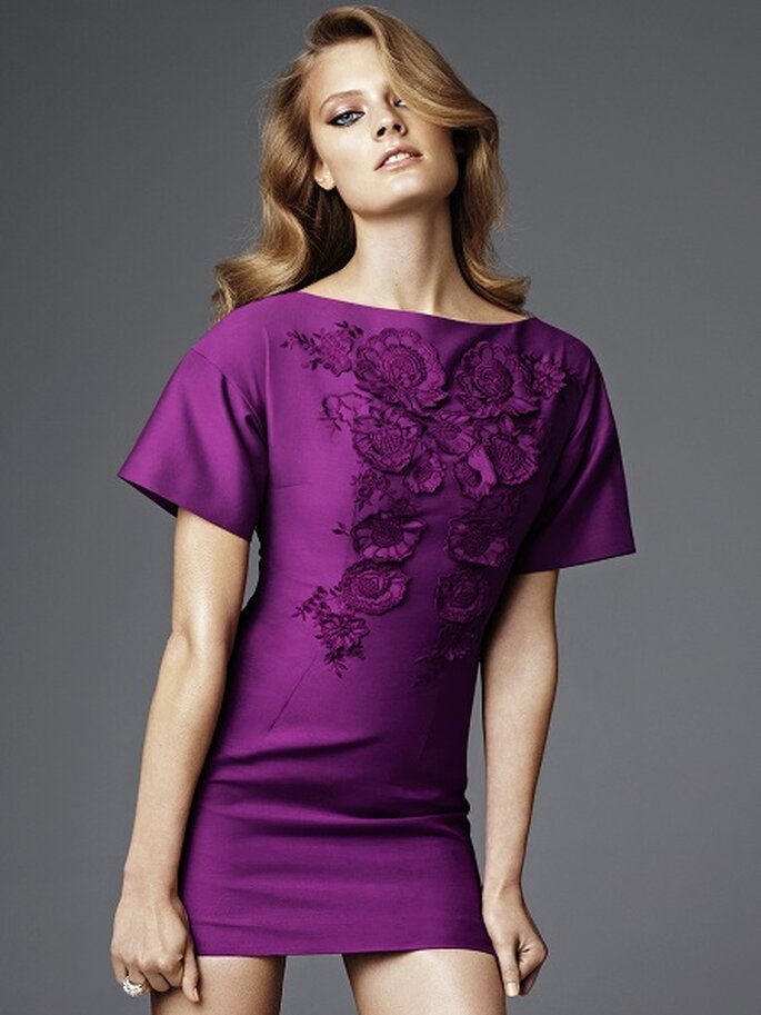 Vestido cóctel de la nueva línea exclusiva de H&M. Foto: H&M 