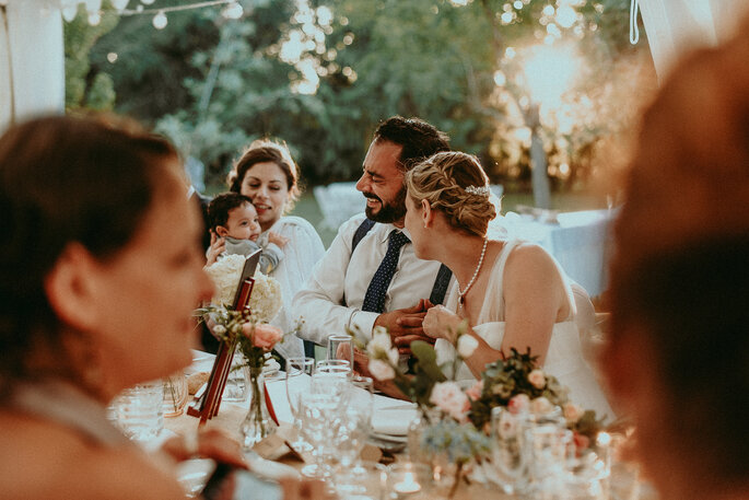 table de réception- mariage champêtre en Lot-et-Garonne dans le jardin familial
