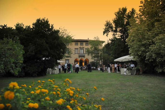 Vista dal giardino di Villa Bernardini