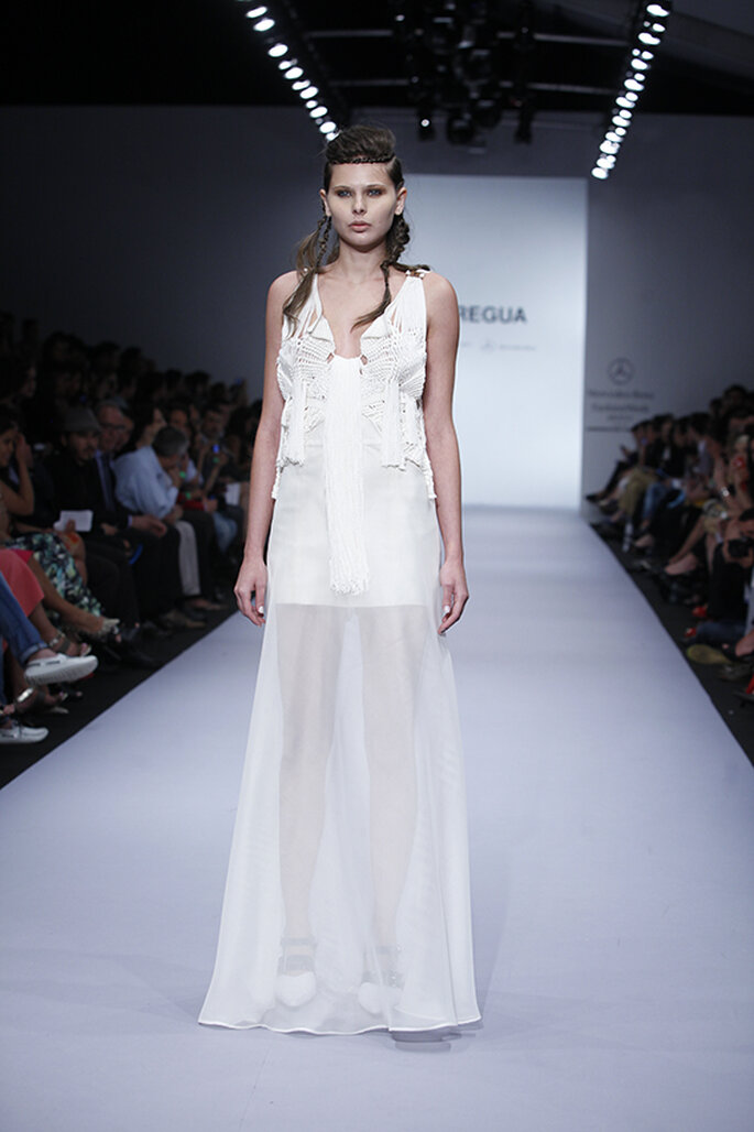 Vestidos de novia otoño 2014 Tregua - Foto Mercedes Benz Fashion Week México