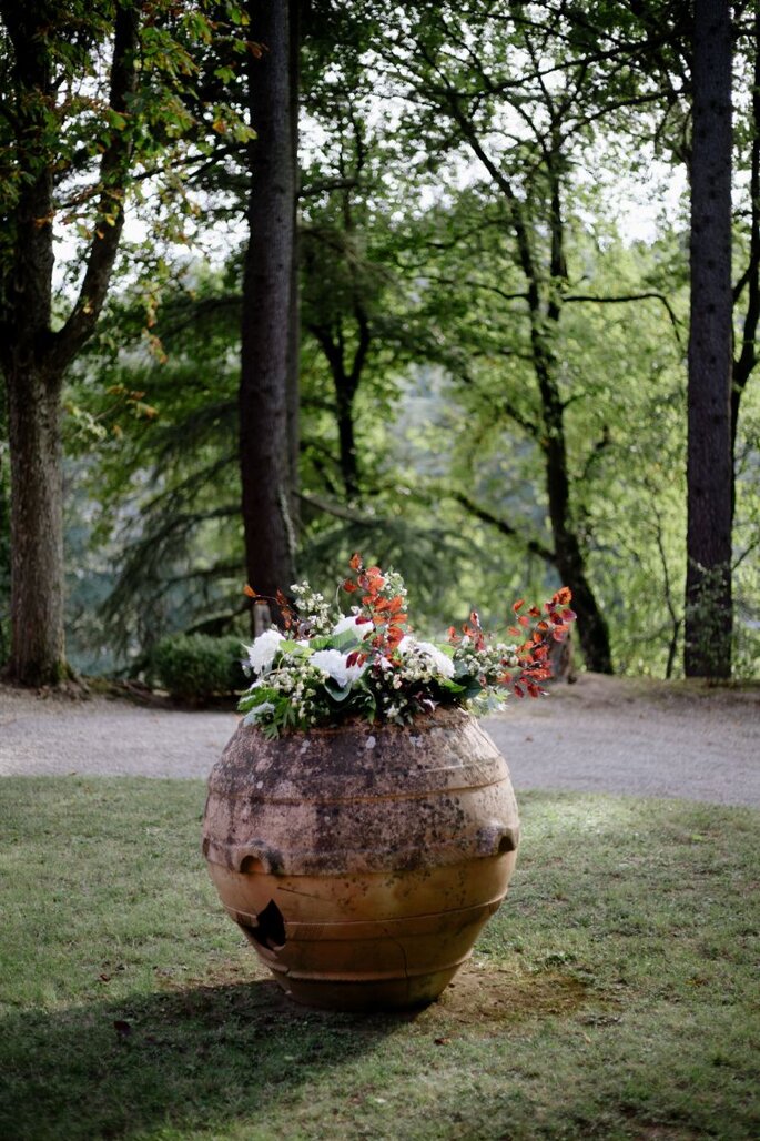 Un vaso nel giardino