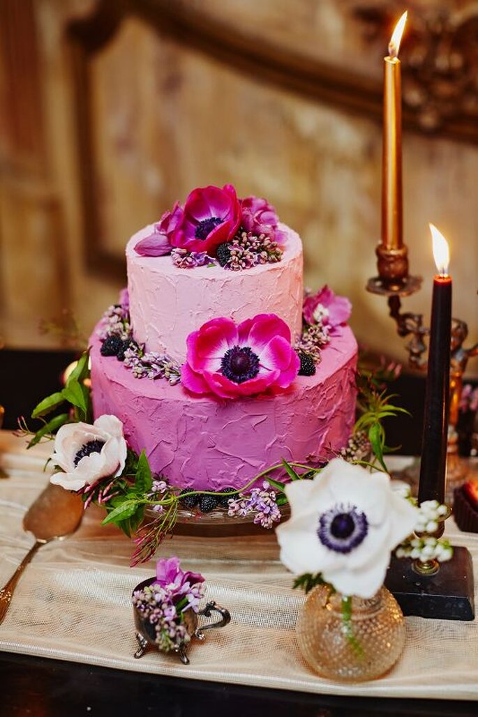 торт с цветами брассика