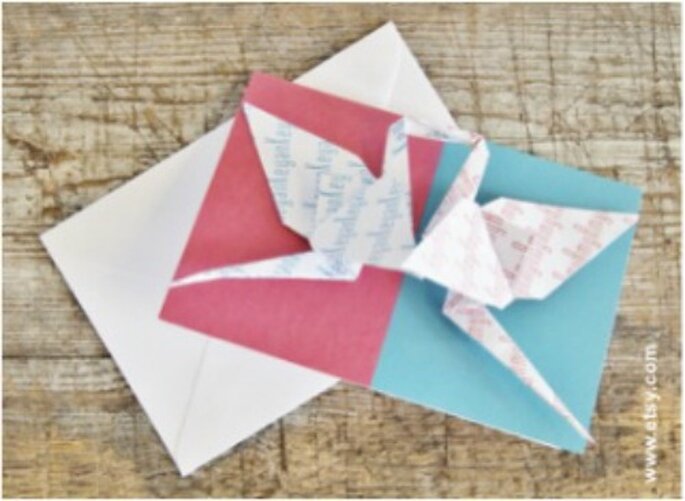 Avec l'origami, donnez une touche unique et personnalisée à votre mariage