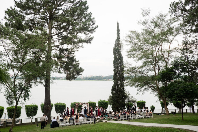 casamento boho-chique ao ar livre