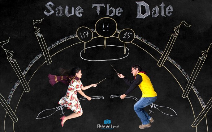 Save the Date para casamento