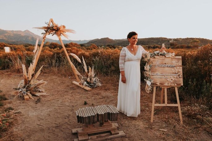 mariage à la plage wedding planner en Corse
