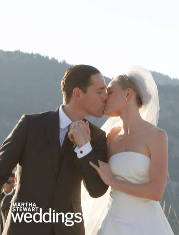 La boda de Kate Bosworth y Michael Polish - Martha Stewart Weddings Facebook