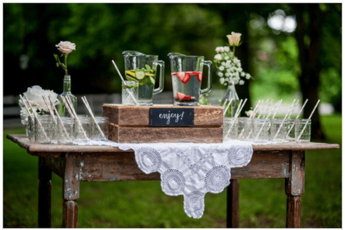 Real wedding style shabby chic avec détails élégants - Photo Ace Photography