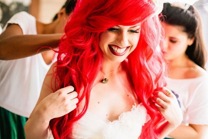 Una boda Wow inspirada en La Sirenita - Foto: Mark Brooke Photography & Mathieu Photo