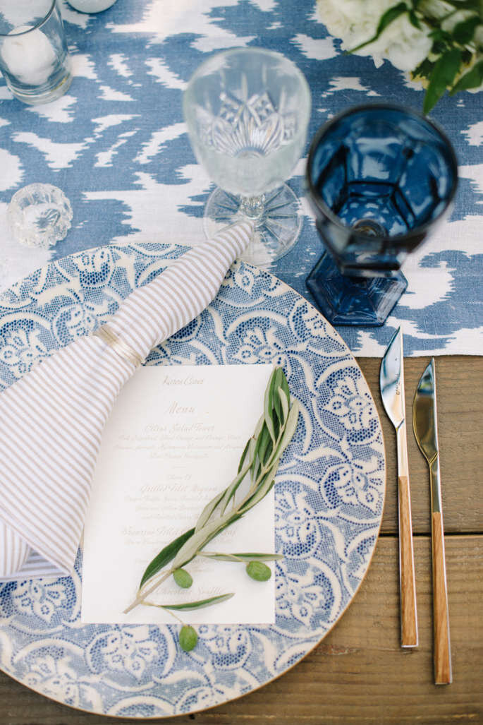 Decoración en Jacquard y estampado Damasco para boda