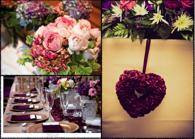 Decoración de boda con rosas - Fotos Marinco Kojdanovski, Salwa Photography y Sarah Janes Photography