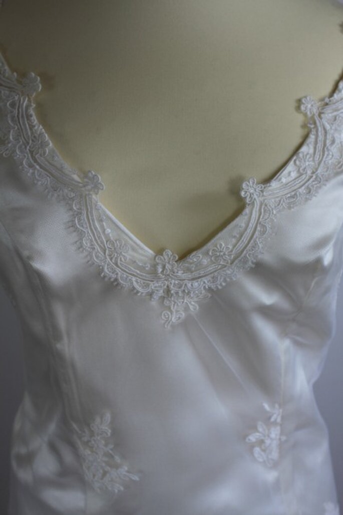 Souci du détail pour une robe de mariée unique - Photo : Pascale de Lavernette
