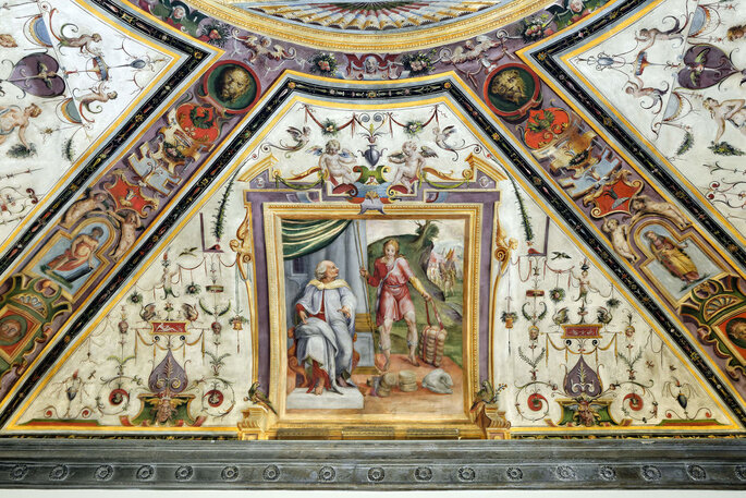Preziosi affreschi d Palazzo Boncompagni