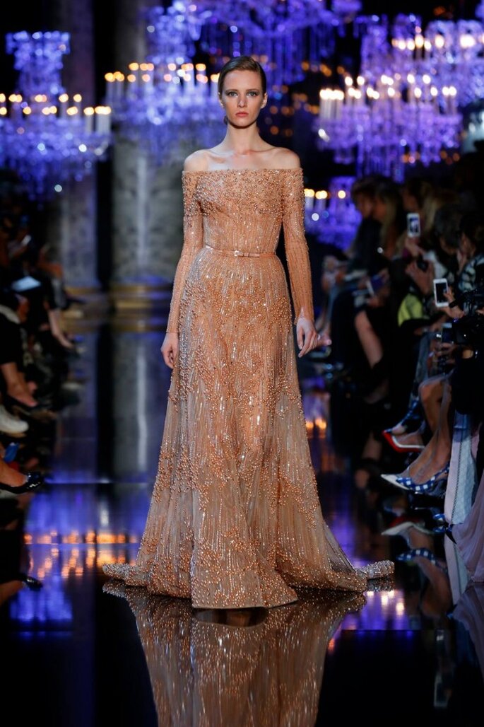 Vestidos de fiesta alta costura otoño 2014 - Foto Elie Saab