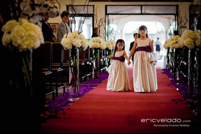 Decoración de boda estilo clásico. Fotografía Eric Velado