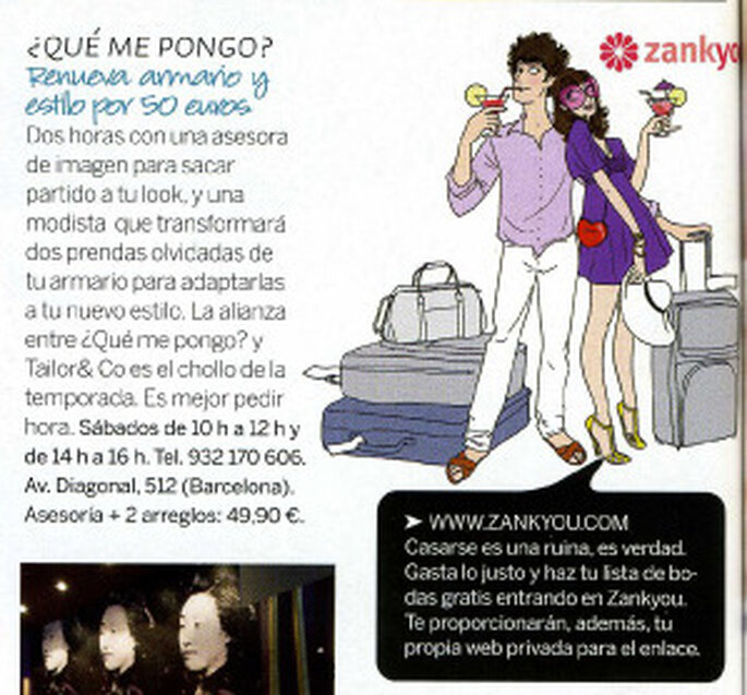 Zankyou en la revista Woman del mes de Mayo 2009