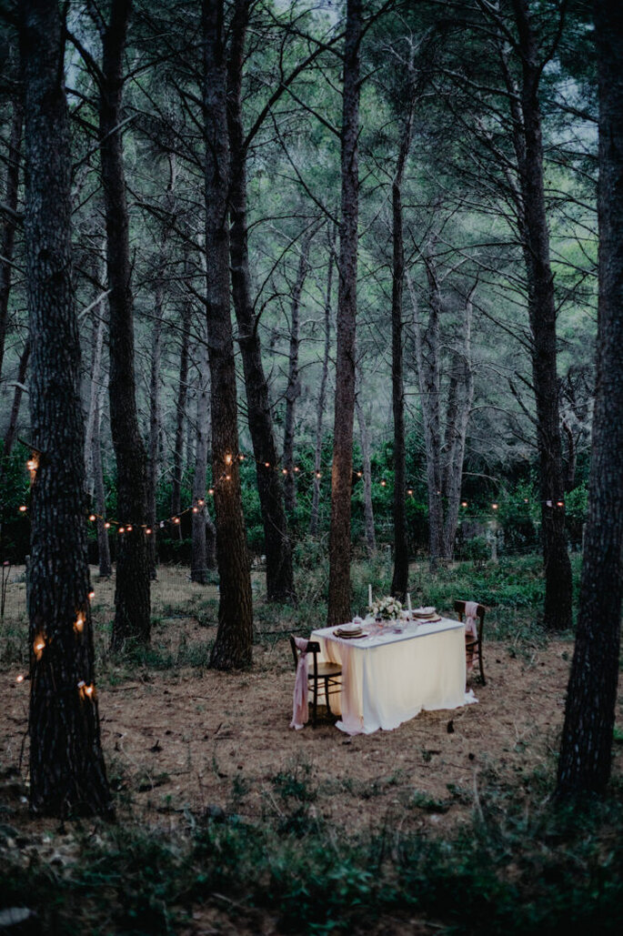 matrimonio nel bosco