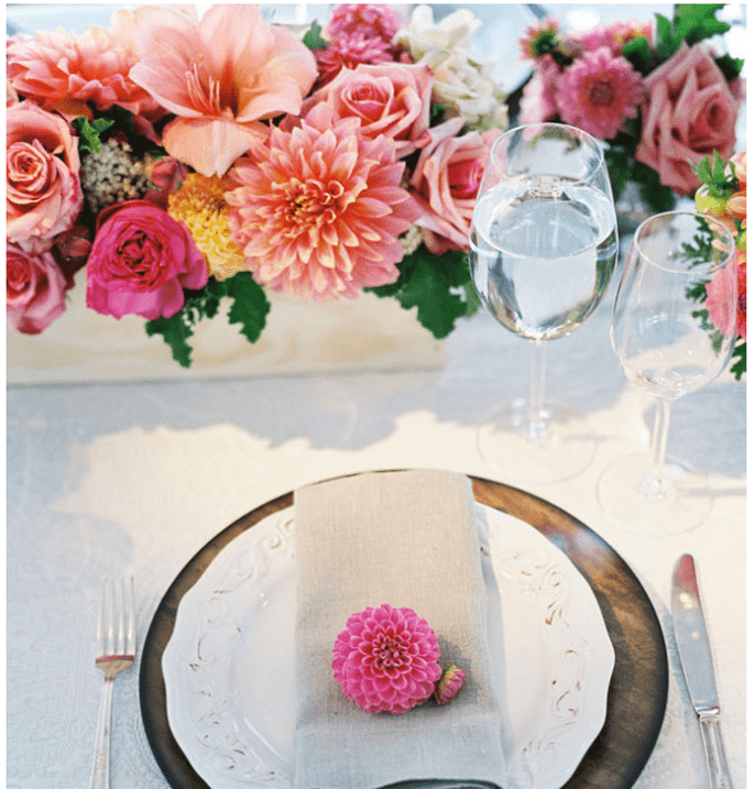 Los centros de mesa más elegantes para una boda en 2014 - Foto Steve Steinhardt