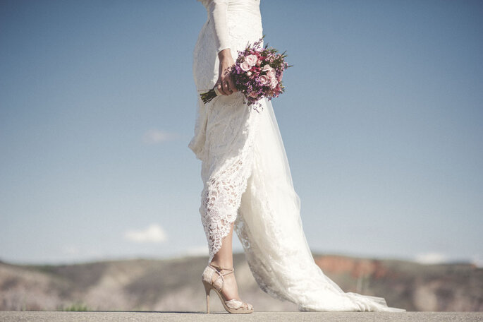 Foto: Volvoreta bodas/Vestido: Sole Alonso.