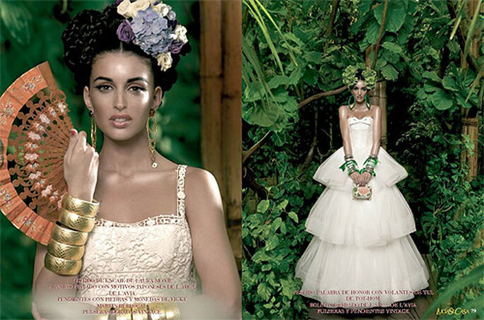 La revista recoge los mejores vestidos de novia de cada temporada. Foto: Foto: LucíaSeCasa