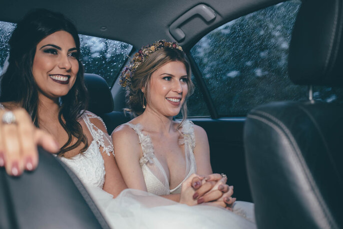 Cabelo e maquiagem das noivas: Mariana Loyola e Lu Azevedo | Foto: Lamourgraphy