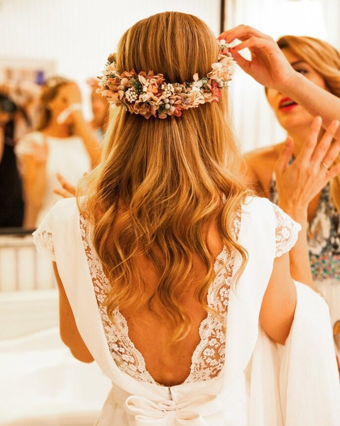 algun lado sobrina Complejo Peinados de novia pelo largo: ¡elige el ideal para ti!