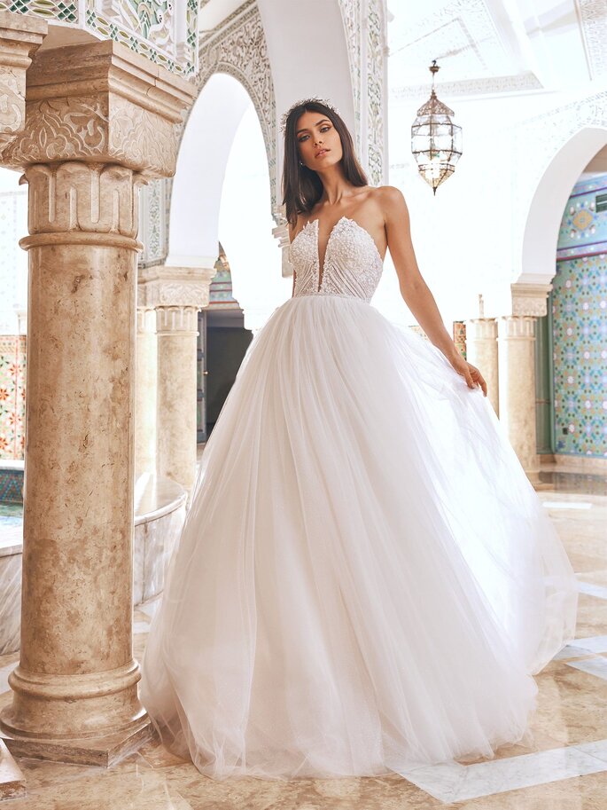 Vestidos de novia con pedrería: el día de tu boda!