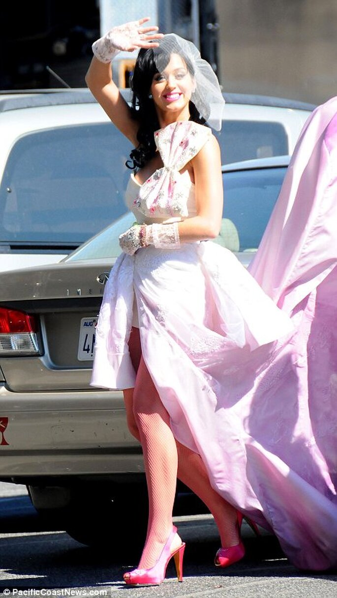 Vestido de novia de Katy Perry