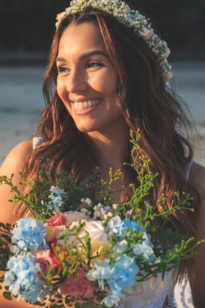 flores preservadas para buquês e lapelas