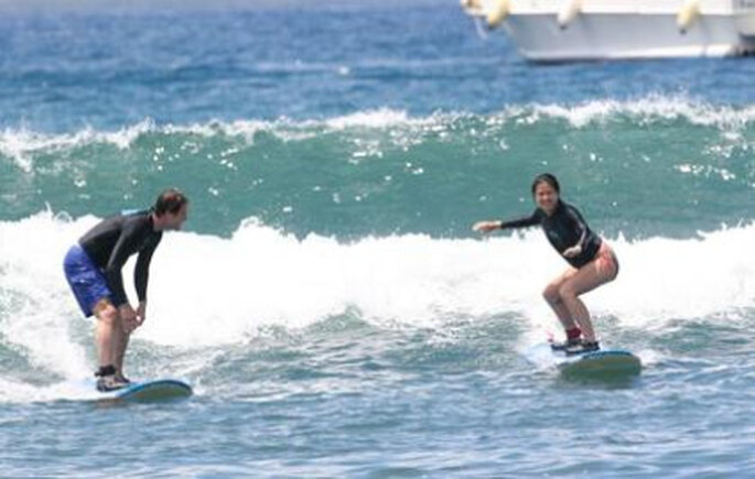 El surf: una pasión para disfrutar de a dos 