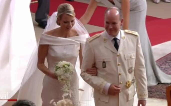Charlene Wittstock und Fürst Albert II. von Monaco 