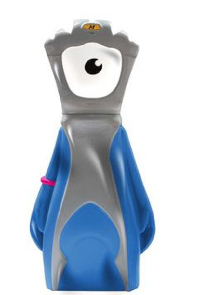 Mandeville mascot bottle. Foto: shop.london2012.com
