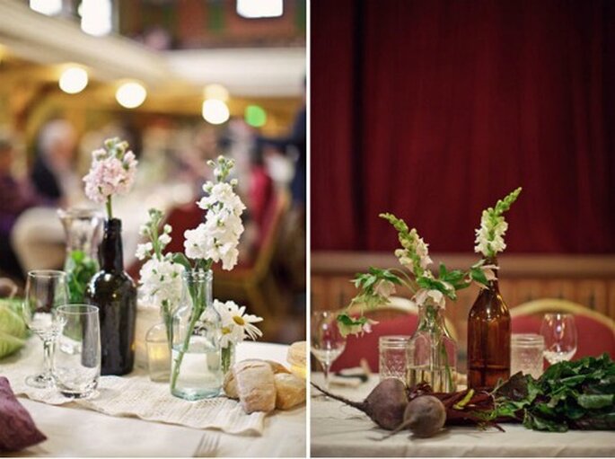 Flores por doquier en tu boda romántica - Fotos: Green Wedding Shoes