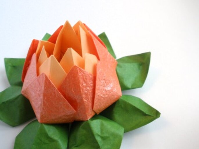 Décoration de table origami Lotus - JuuniOrigami sur Etsy.com