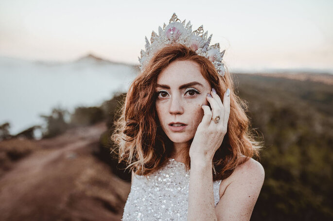 Peinados de novia con pelo corto