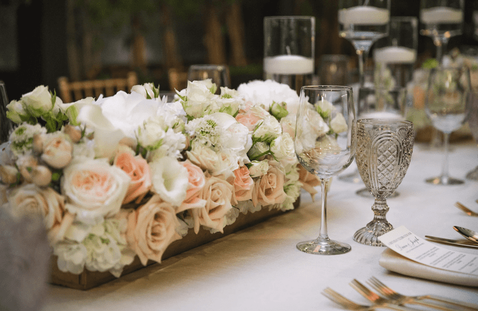 Table pour un mariage préparée par Fanny Miller Events 