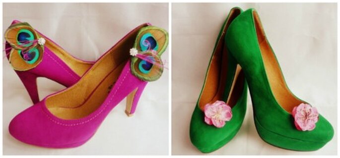 Los clips para zapatos destacan en 2014. Foto: La Chia Accessoires