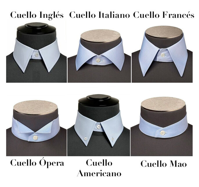 Llevar Librería combinar Los 6 tipos de cuello de camisa para hombre: ¡elige el más apropiado!