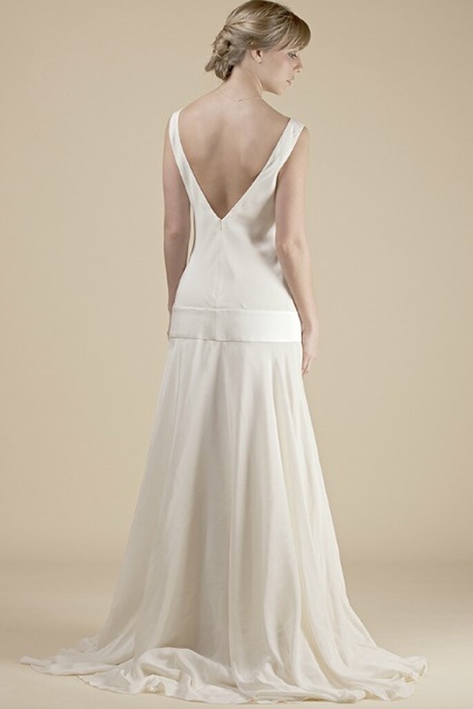 Robe de mariée sur mesure Steva Couture, modèle Anne