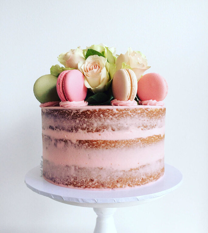 torta nuziale naked cake