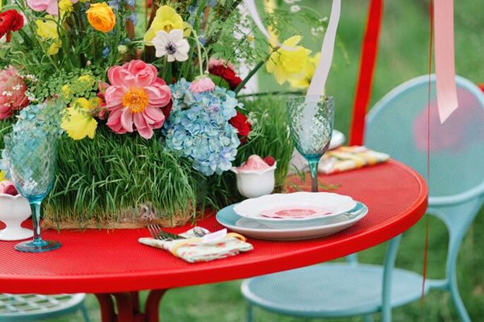 Decora tu boda con una inspiración en un jardín fantástico - Mikki Platt