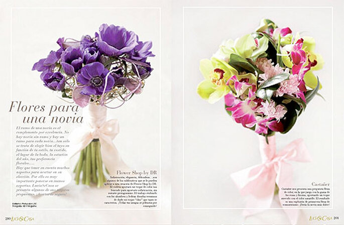 El magazine incorporsa toda suerte de detalles imprescindibles para las novias que quieran una boda única. Foto: LucíaSeCasa