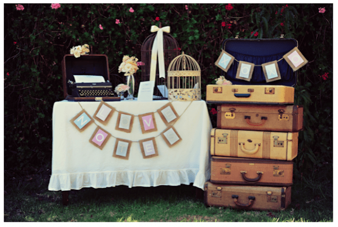 Vintage decor for your wedding - Photo: Jessica Fajardo