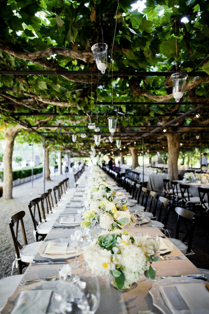 Tipos de mesas para el montaje de tu boda