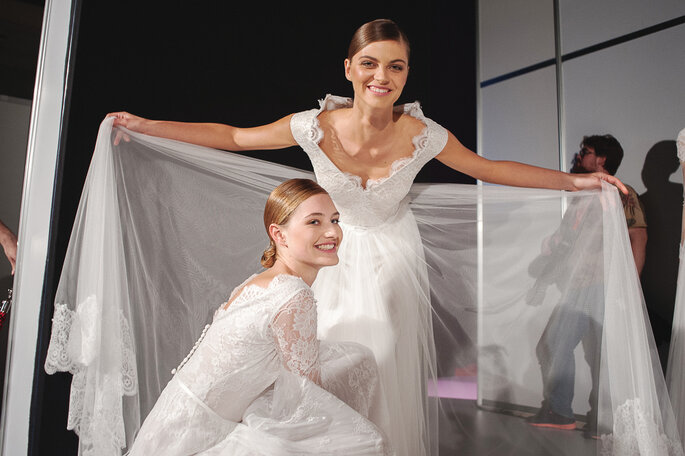 Backstage Barcelona Bridal Week 2014