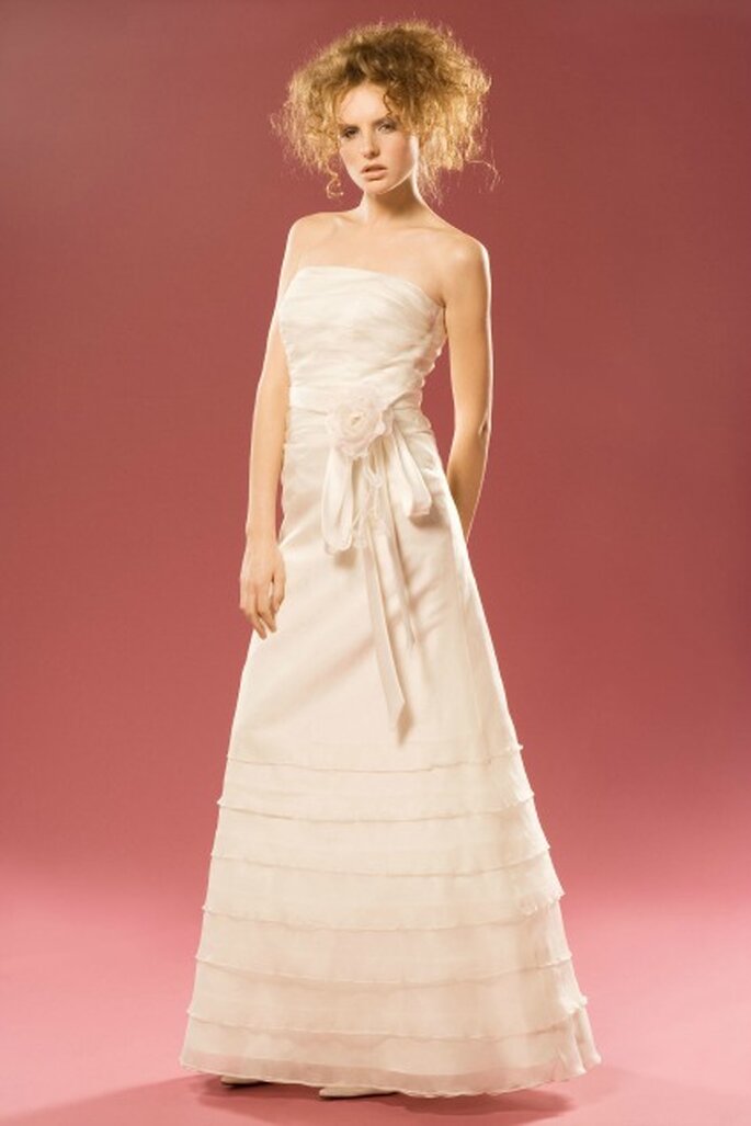 Robe de mariée sur mesure Aurélie Cherell - modèle Violette