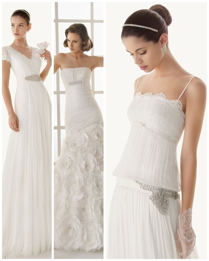 vestidos de novia con pedrería 2013