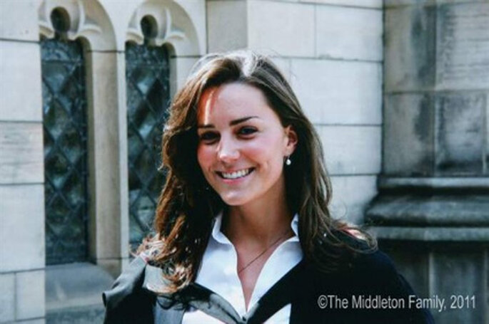 Kate Middleton en su graduación en St Andrews (Escocia). Foto: The Middleton Family